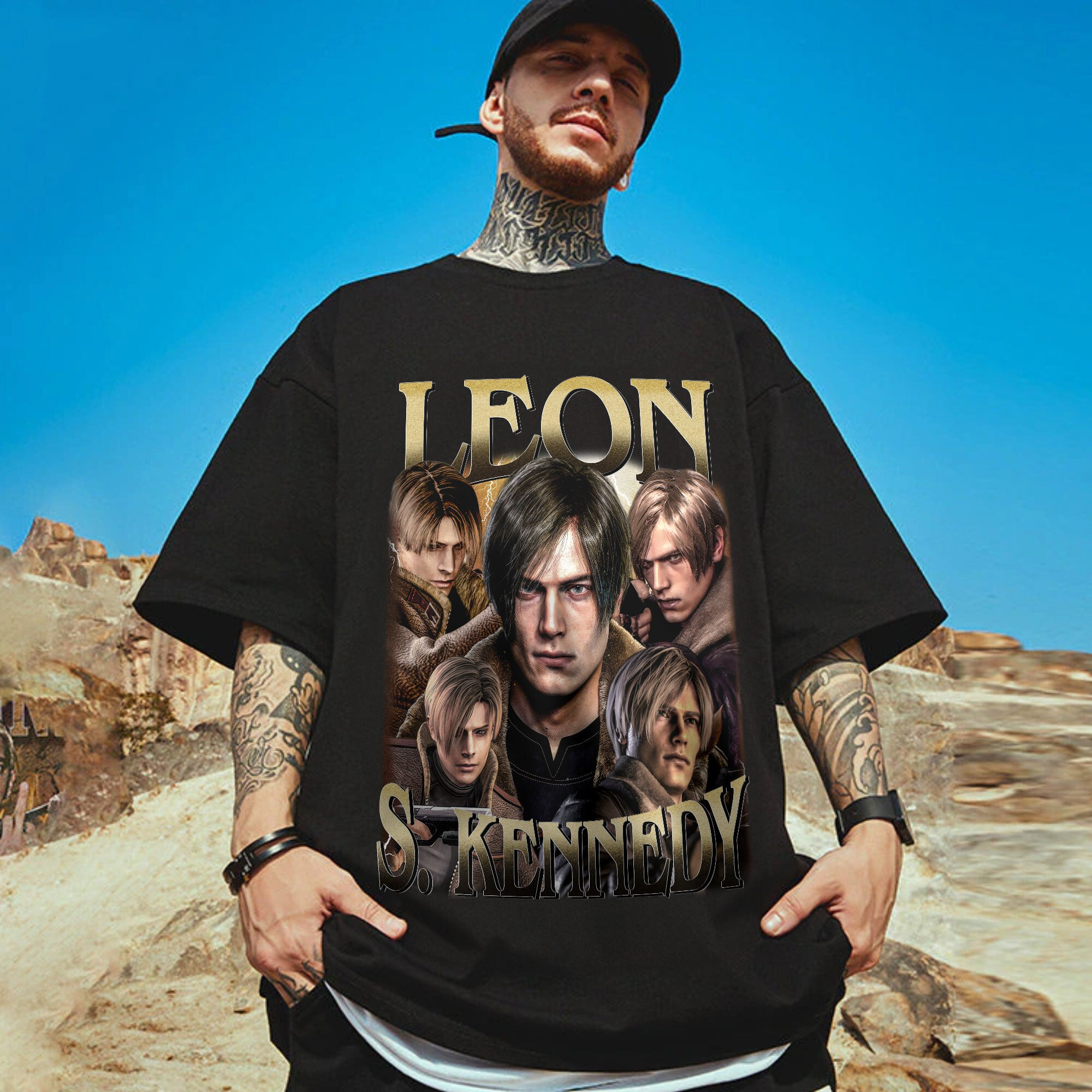 Leon S. Kennedy Vintage T-Shirt, Fan Shirt, Classic Style Shirt