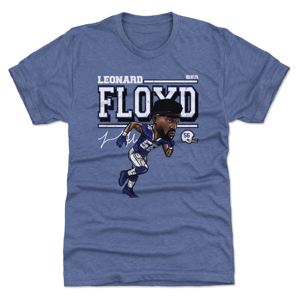 Leonard Floyd Buffalo Cartoon Wht T-Shirt