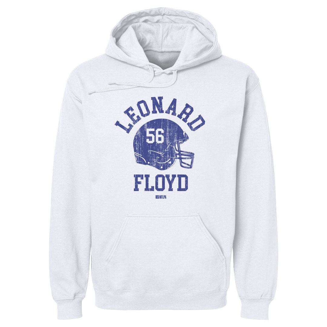 Leonard Floyd Buffalo Helmet Font Hoodie