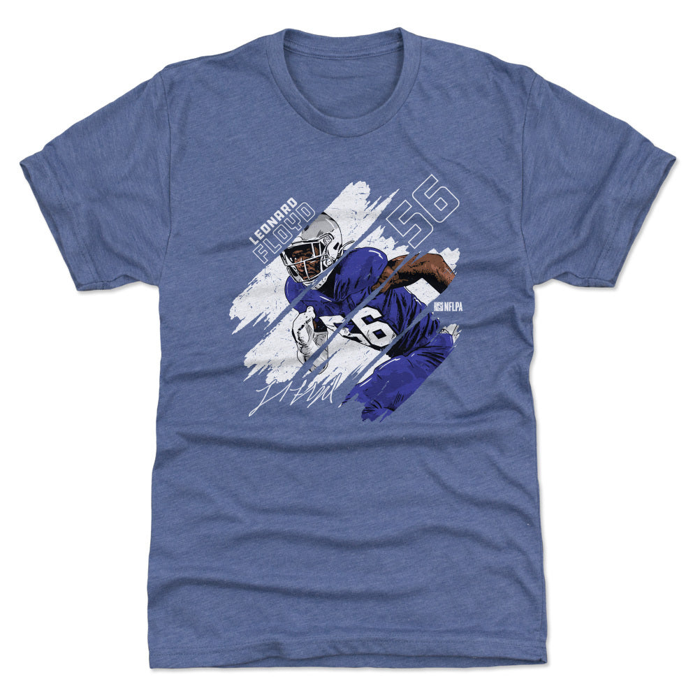 Leonard Floyd Buffalo Stripes Wht T-Shirt