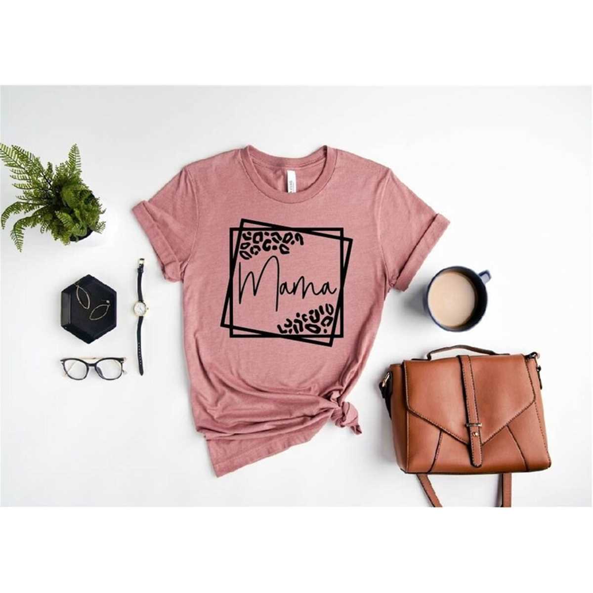 Leopard Mama Shirt, Mom Shirt, Mama Shirt, Premium Shirt 20