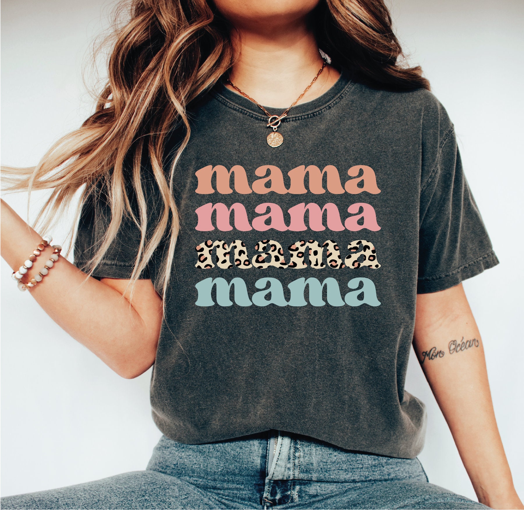 Leopard Mama Shirt, Mom Shirt, Mama Shirt, Shirt For Mom 18