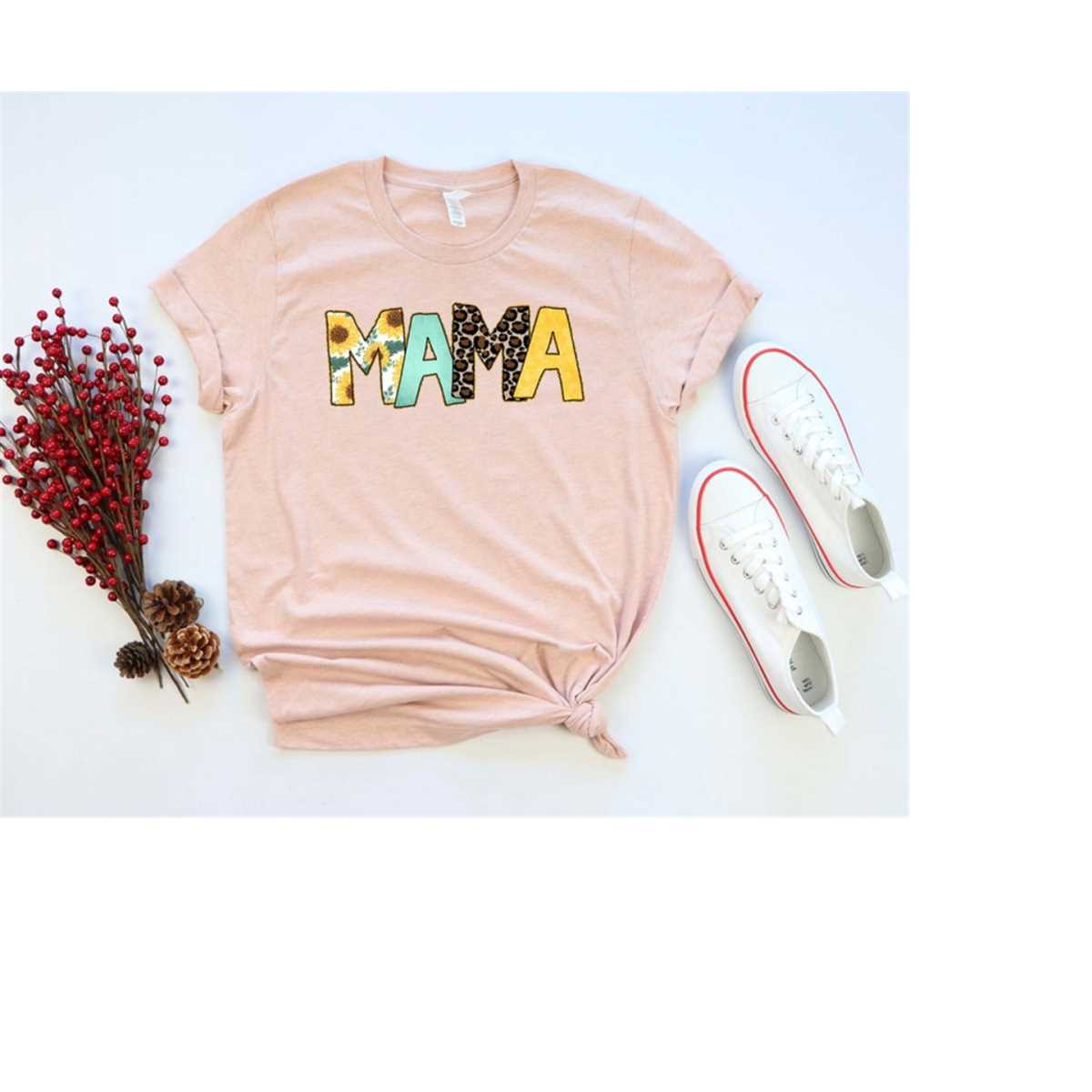 Leopard Print Mama Shirt, Mom Shirt, Mama Shirt, Premium Shirt 12
