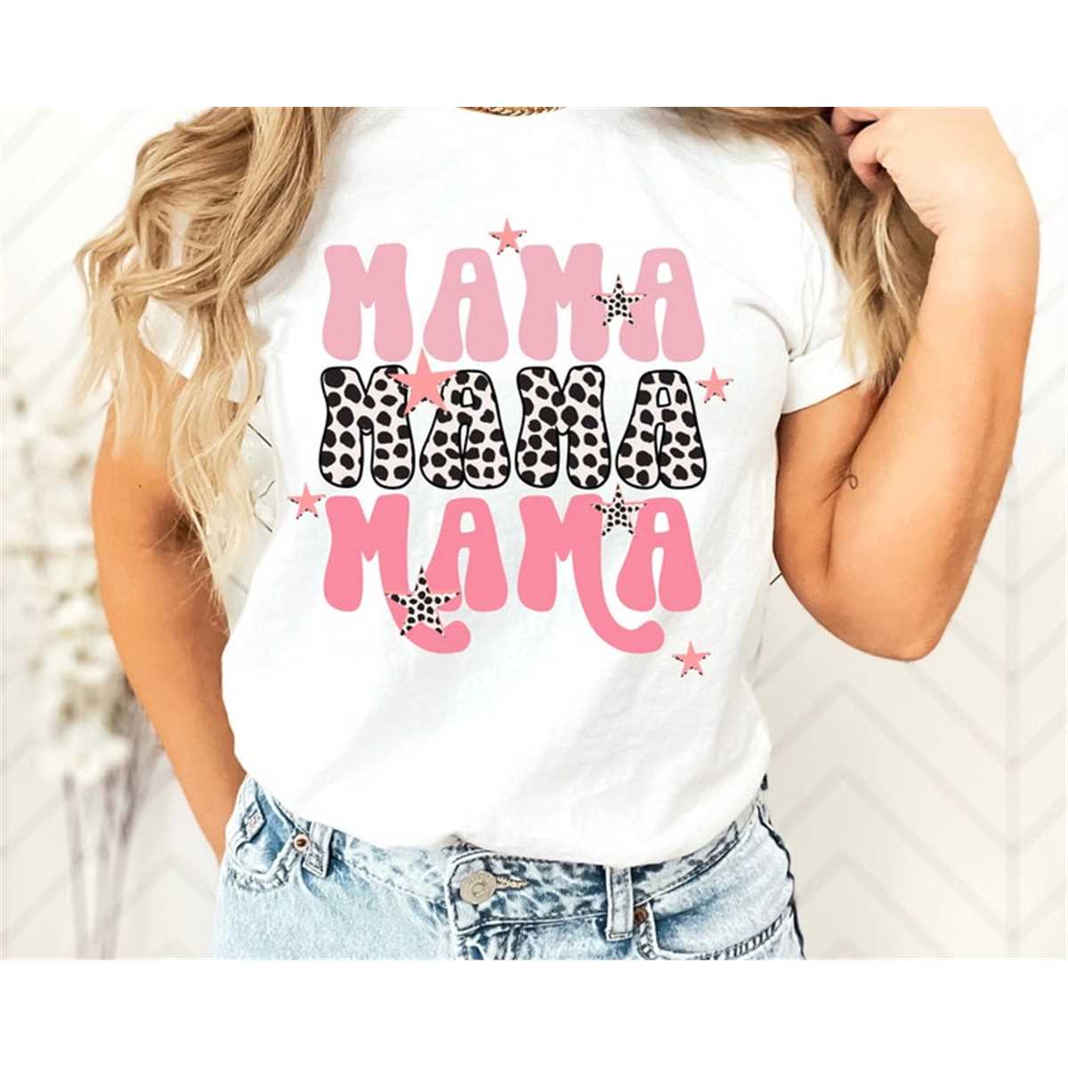 Leopard Print Mama T-Shirt, Mom Shirt, Mama Shirt, Mother'S Day Shirt 8