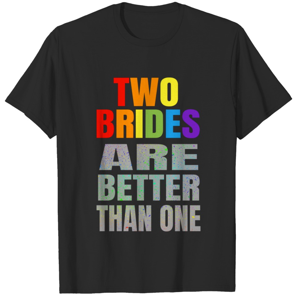 Lesbian Lgbt Wedding Lesbian Couple T-Shirt