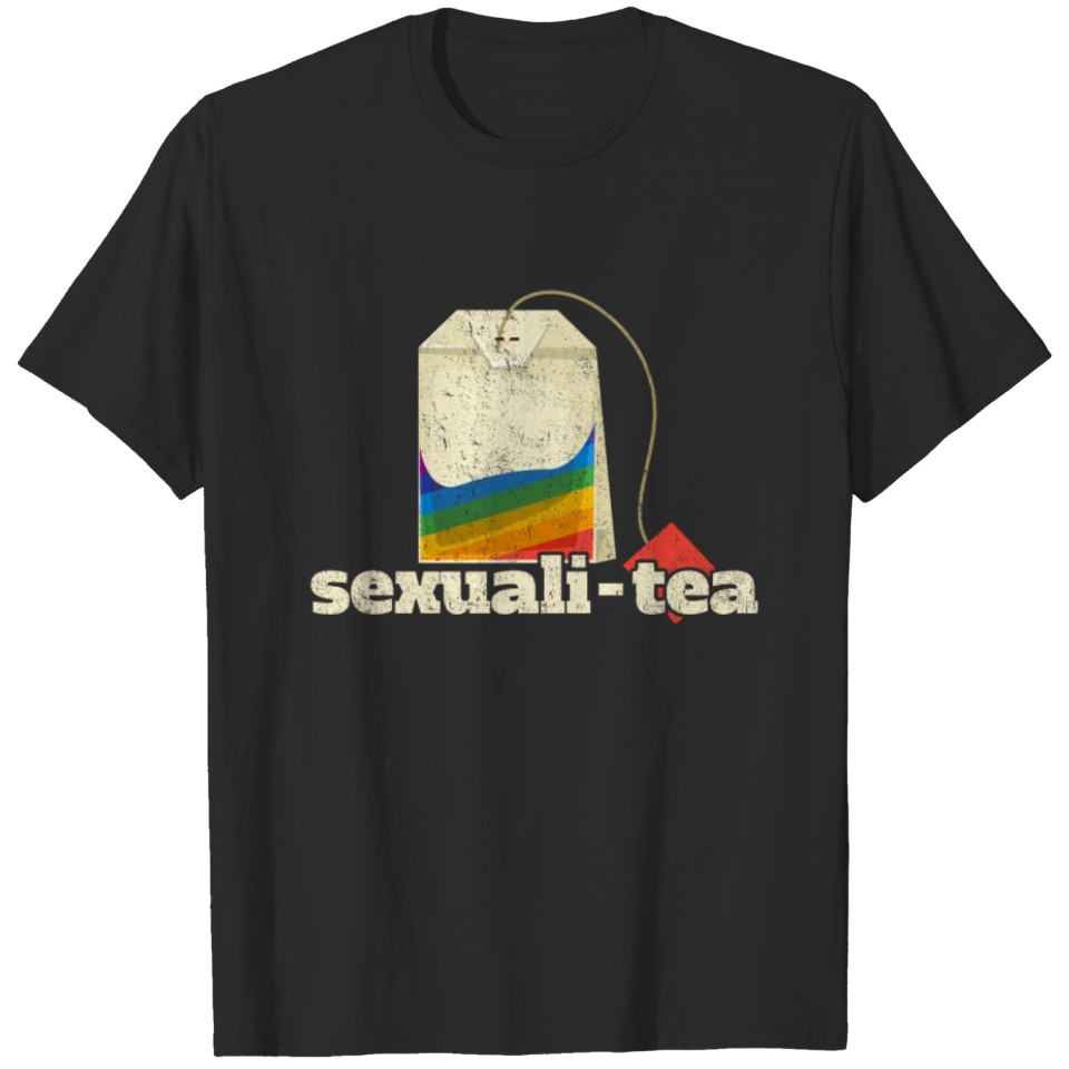 Lesbian Pride Lgbt Gay Bisexual Women Sexuali-Tea T-Shirt