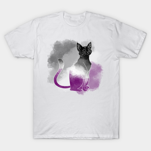 Lgbt+ Cats: Ace - Lgbt - T-Shirt