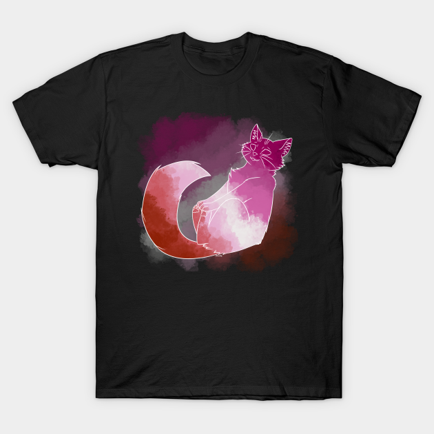 Lgbt+ Cats: Lesbian - Lgbt - T-Shirt