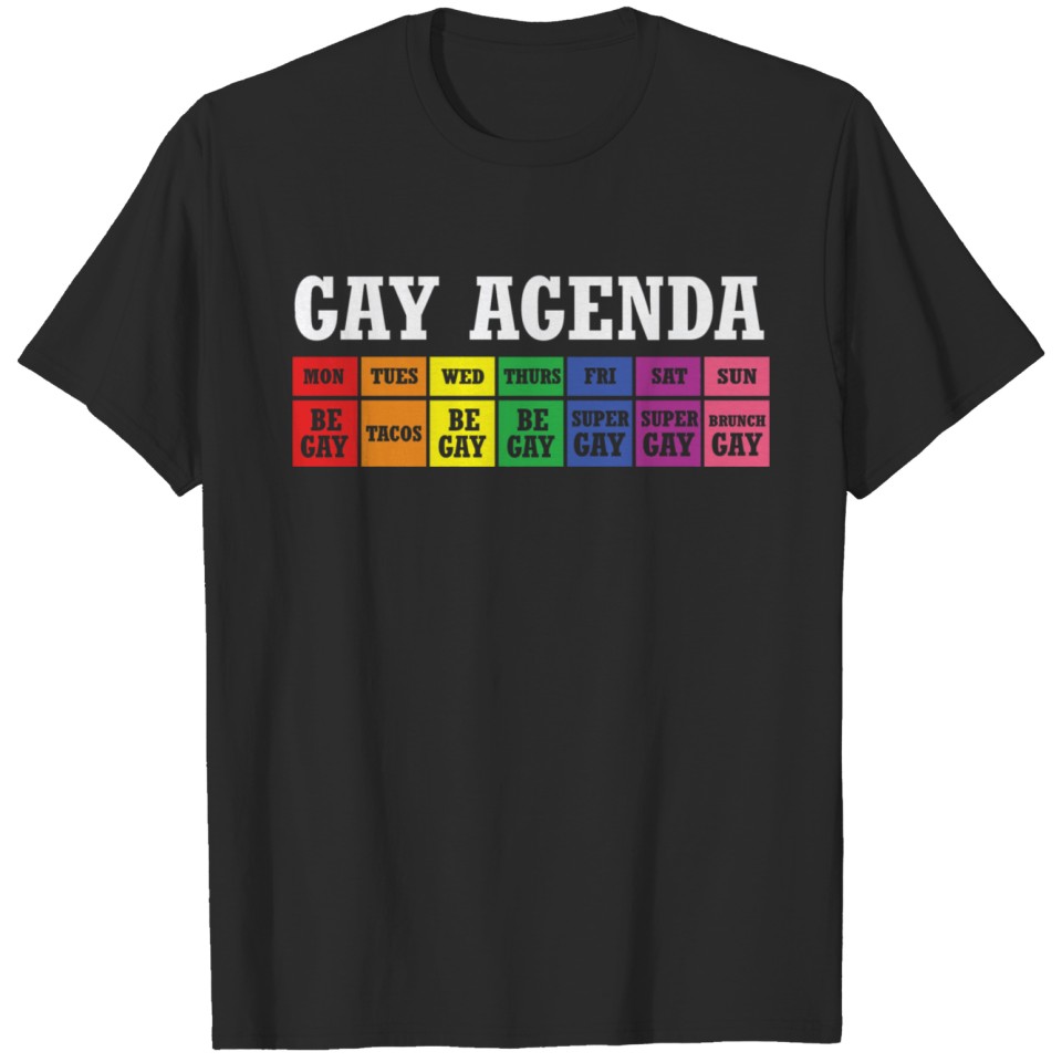 Lgbt Agenda Pride T-Shirt