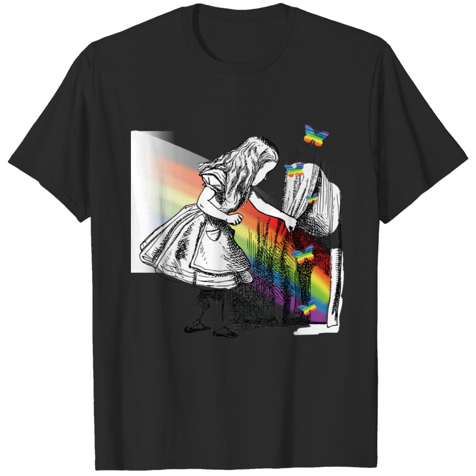 Lgbt Alice In Wonderland Vintage T-Shirt