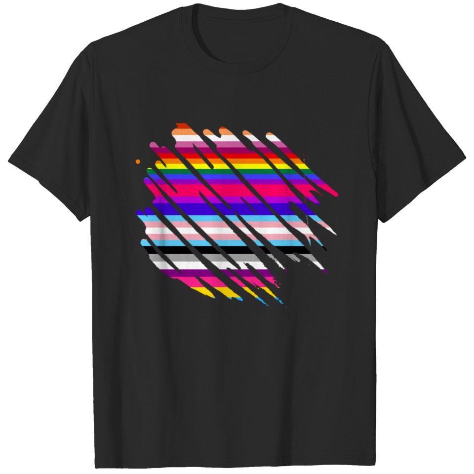 Lgbt Asexual Pansexual Flags T-Shirt