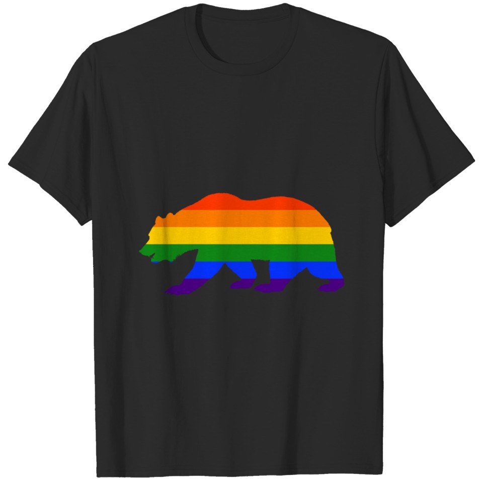 Lgbt Bear Rainbow Gay Pride Csd T-Shirt