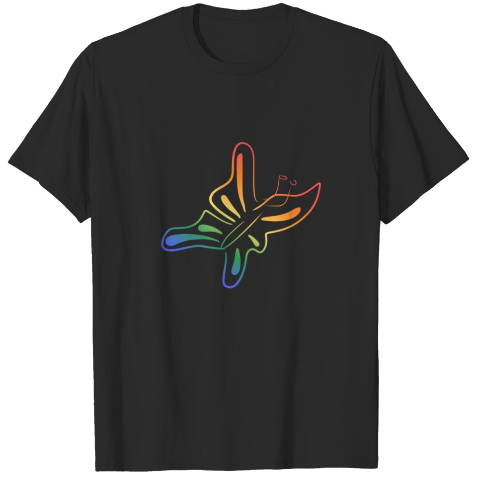 Lgbt Butterfly Symbol Animal Flying Love T-Shirt