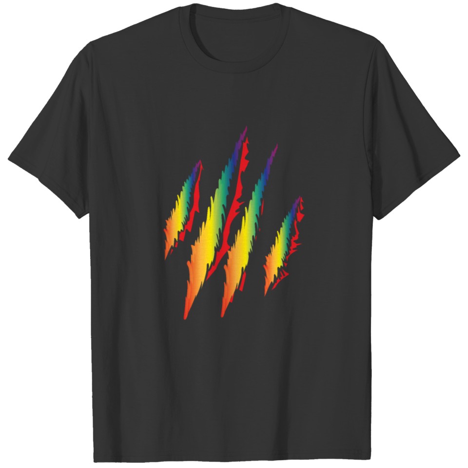 Lgbt Claw Rip Wild Big Cats T Shirts