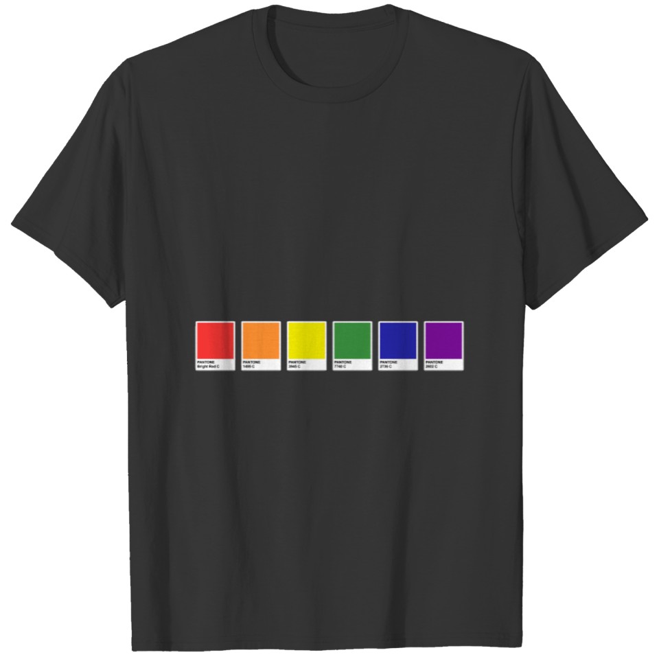 Lgbt Color Pantone Pallete T Shirts