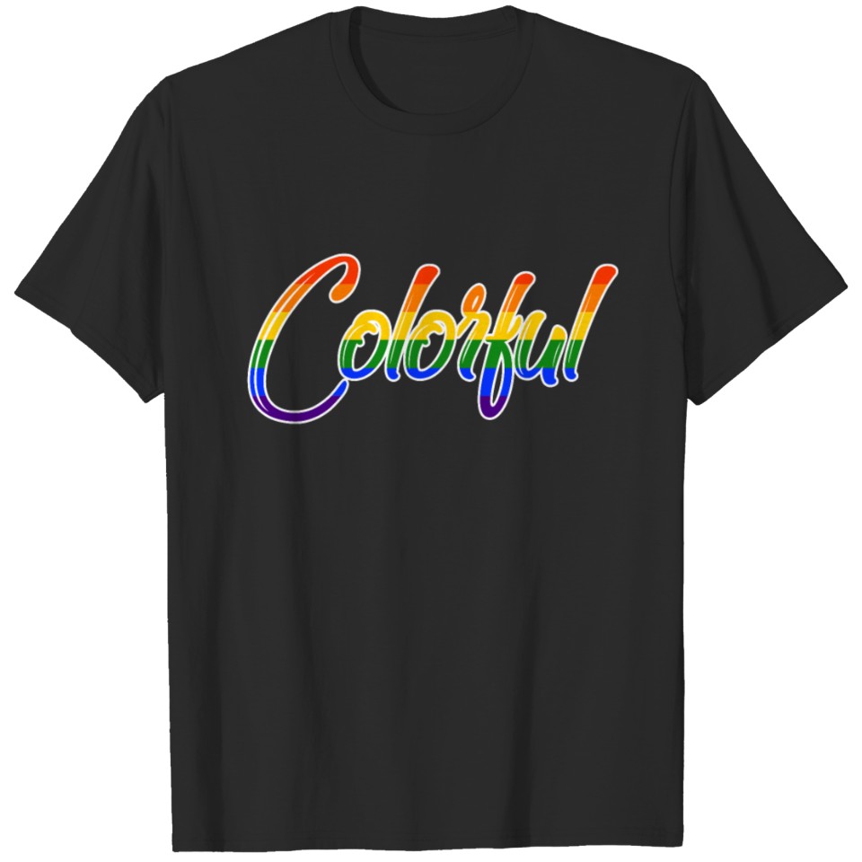 Lgbt Colorful Gay Pride Csd Queer Rainbow T-Shirt