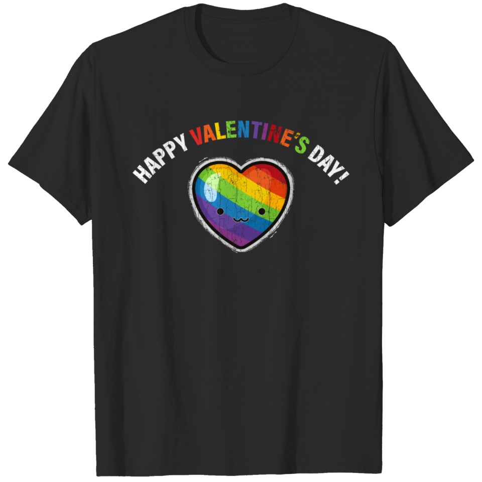 Lgbt Couples Gifts Valentines Day Lesbian Gay Funn T-Shirt