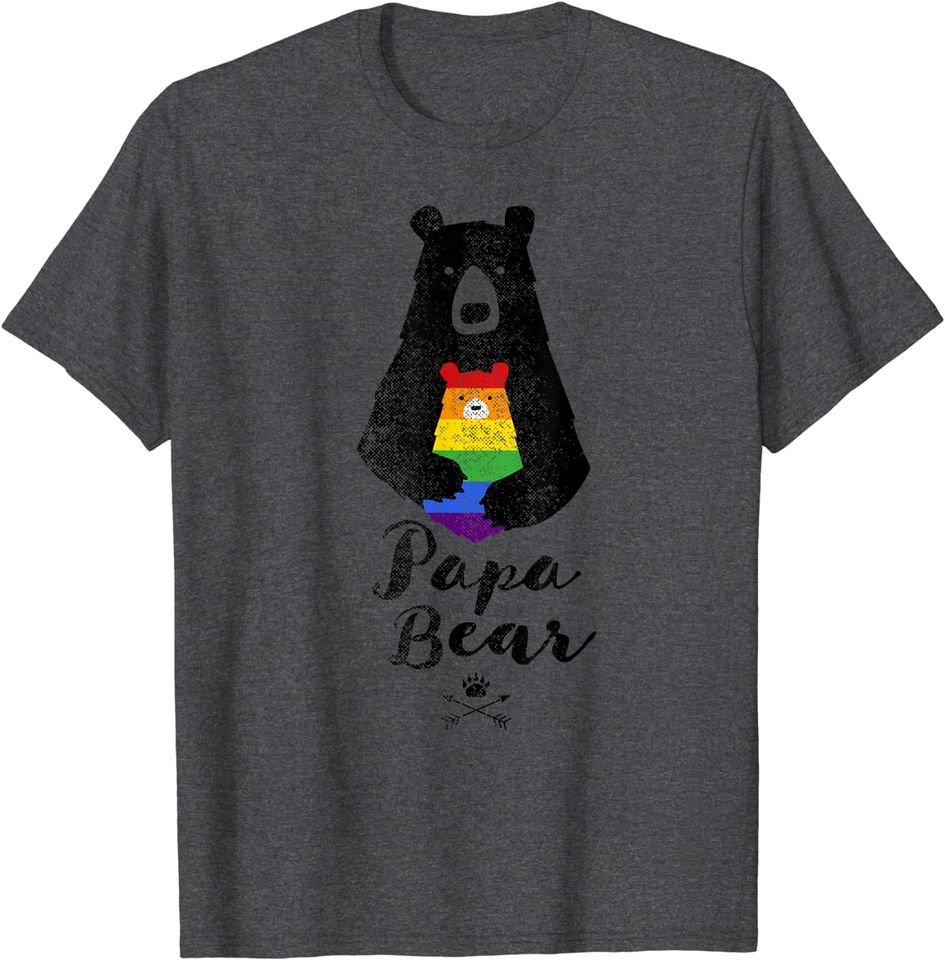 Lgbt Dad & Mom Papa Bear Mama Bear Lgbt Shirt