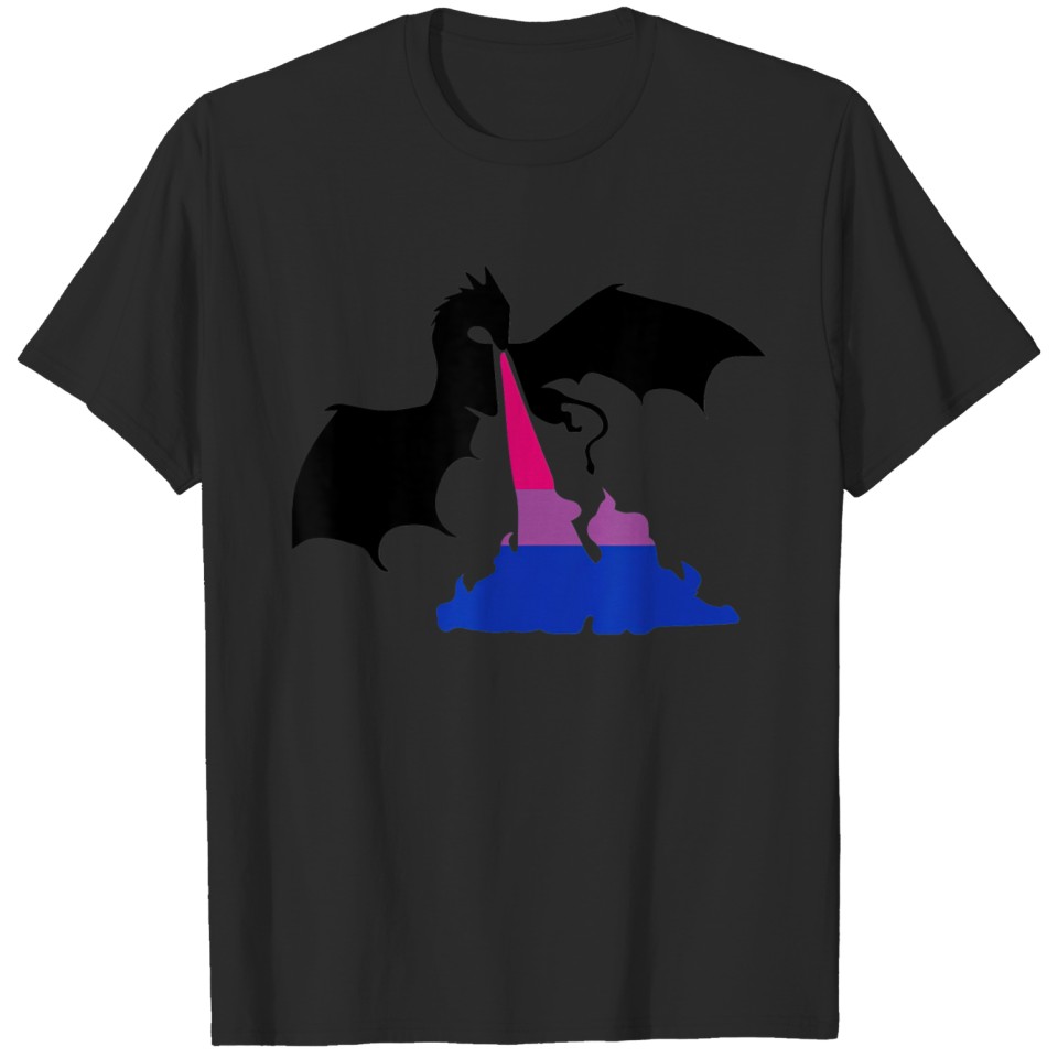Lgbt Dragon Bisexual Rainbow Pride Month Support T T-Shirt