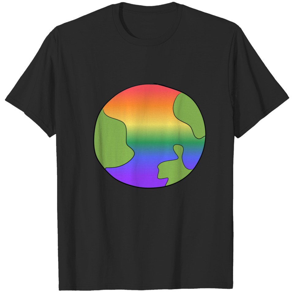 Lgbt Earth World Planet Human Rights T-Shirt