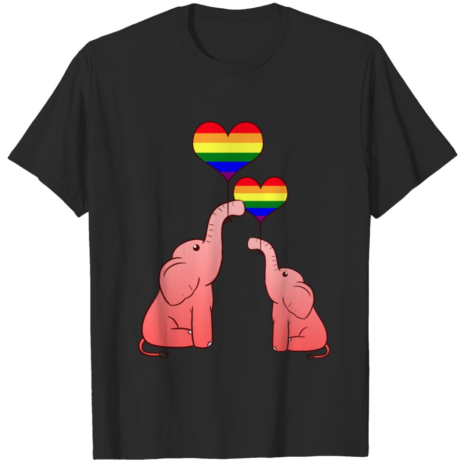 Lgbt Elephants T-Shirt