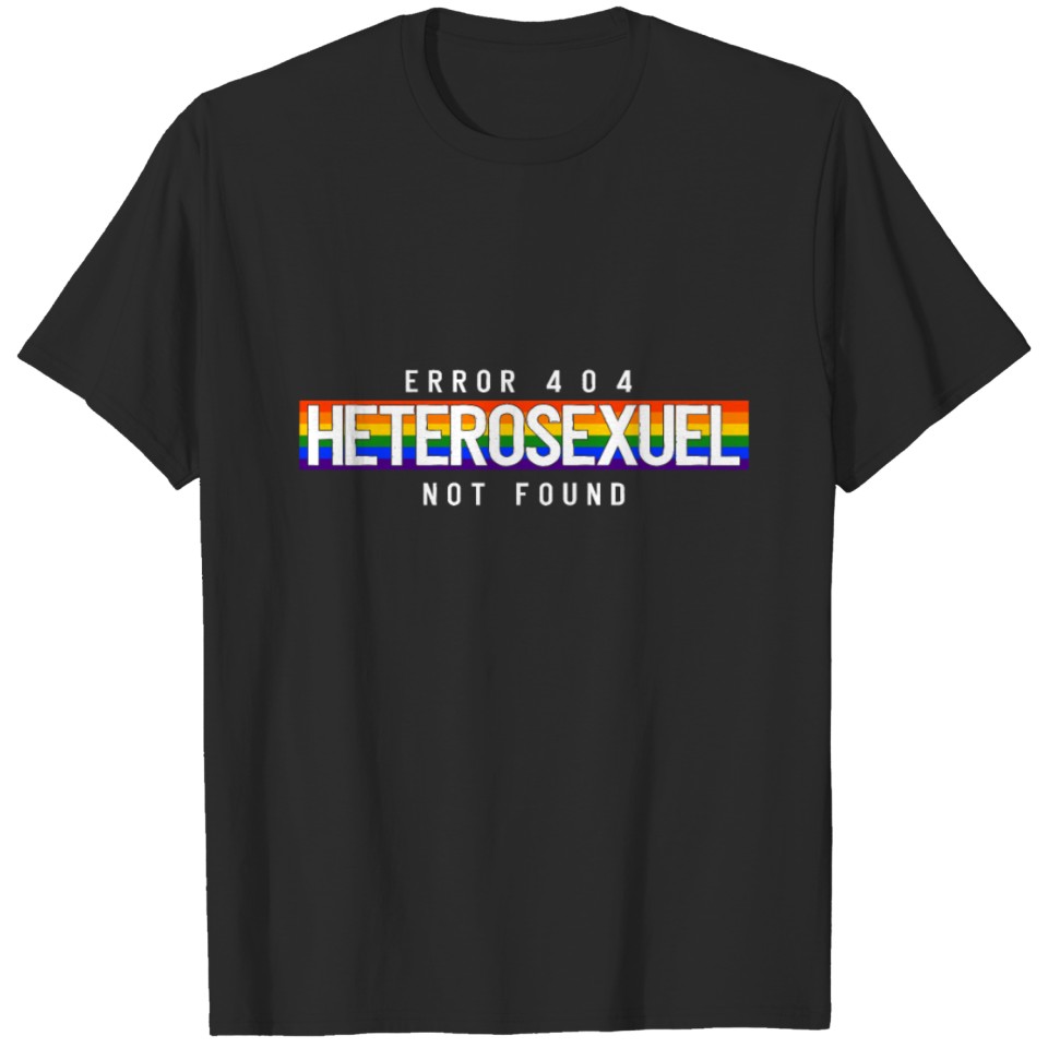 Lgbt Error 404 Gay Pride Queer Csd T-Shirt