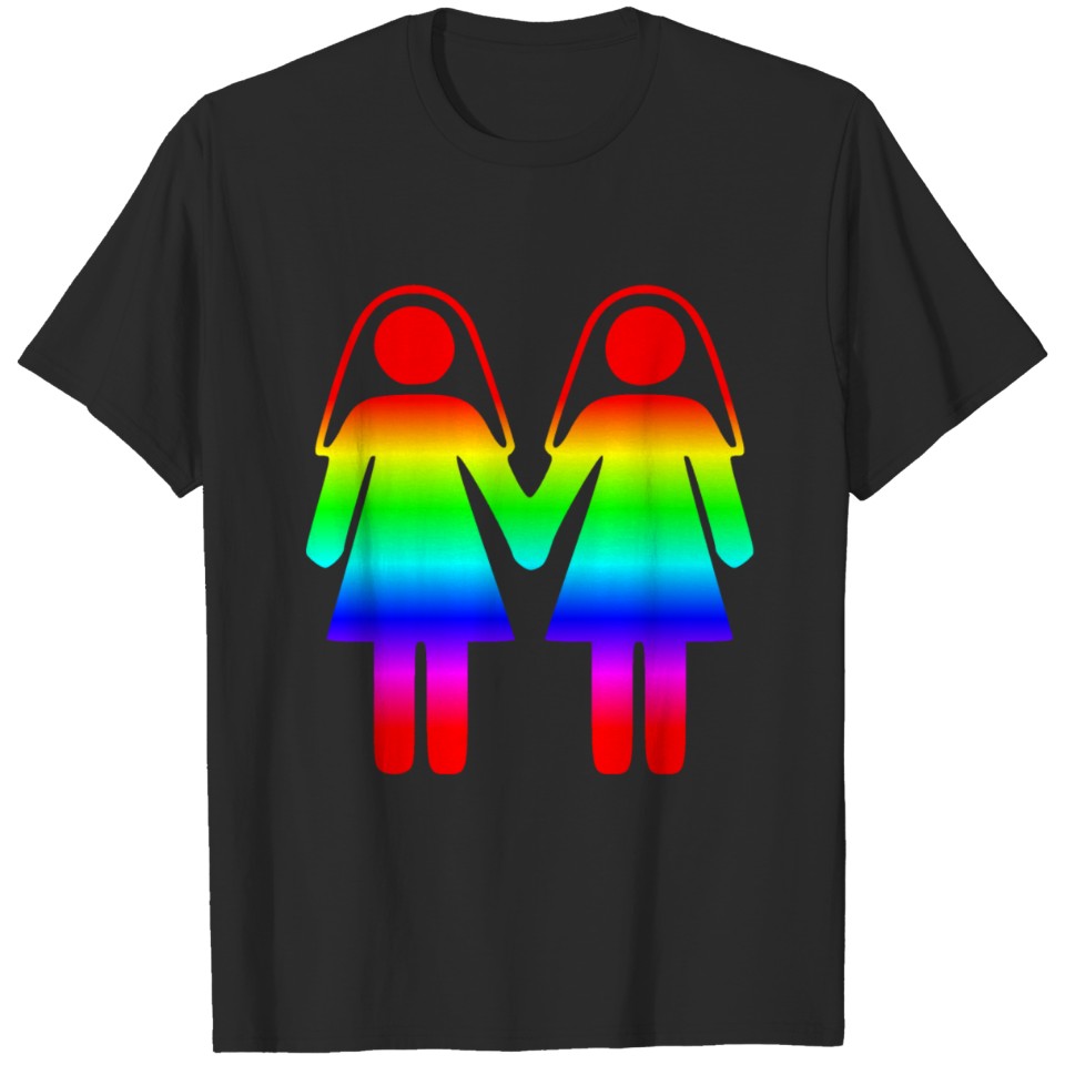 Lgbt Female Couple T-Shirt