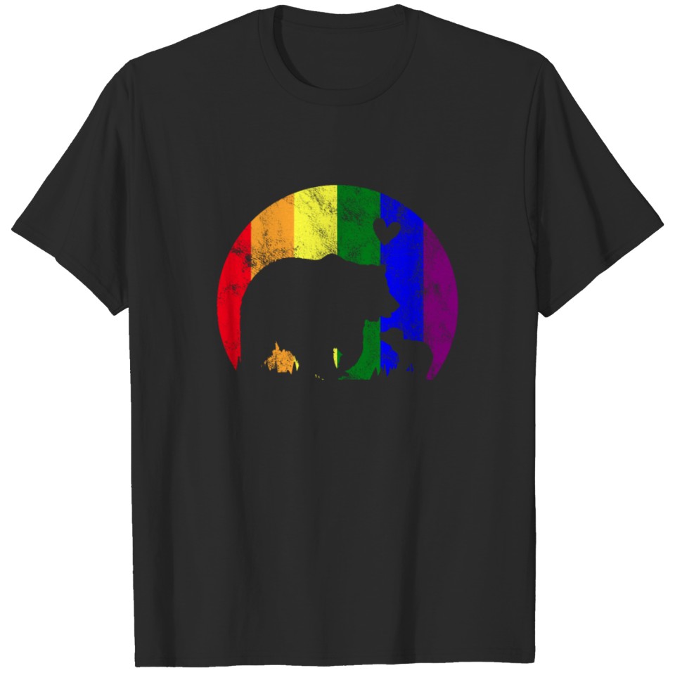 Lgbt Flag Gay Pride Mama Bear T-Shirt