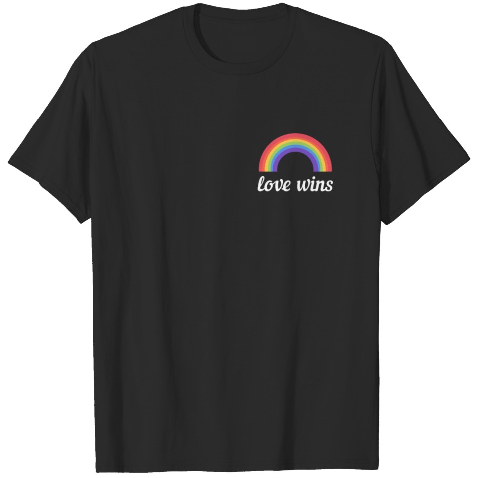 Lgbt Flag Love Wins T-Shirt