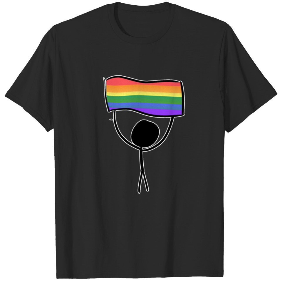 Lgbt Flag Symbol Love Human T-Shirt