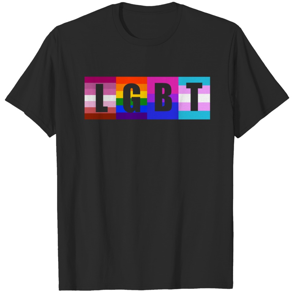 Lgbt Flags Gay Pride Lesbian Gay Bisexual Trans T-Shirt