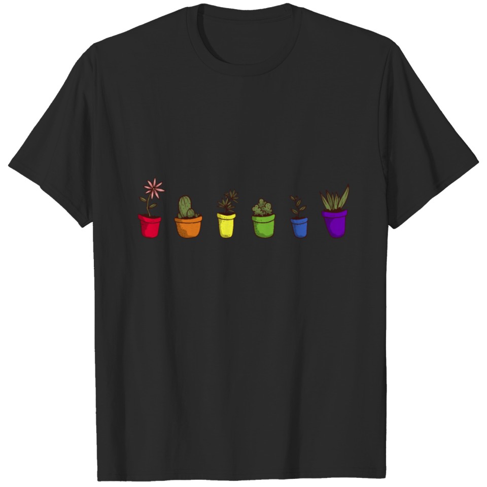 Lgbt Funny Gardening Plants Gay Trans Pride Gift T-Shirt