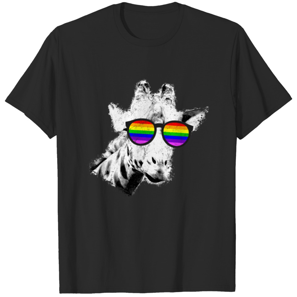 Lgbt Gay Giraffe Gay Pride T-Shirt