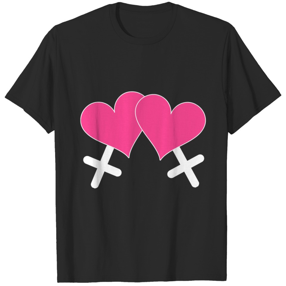 Lgbt Gay Lesbian Lesbian Heart T-Shirt