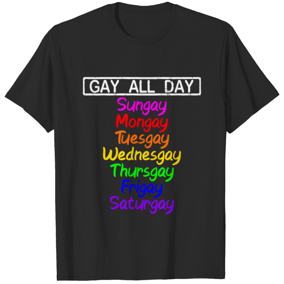 Lgbt Gay Lesbian Pride Rights Support Tolerance T-Shirt