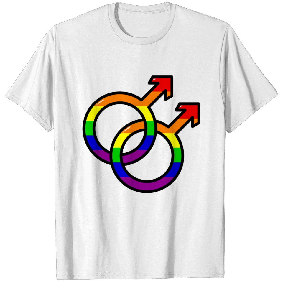 Lgbt - Gay - Lesbian - Rainbow - Symbol - Csd T-Shirt