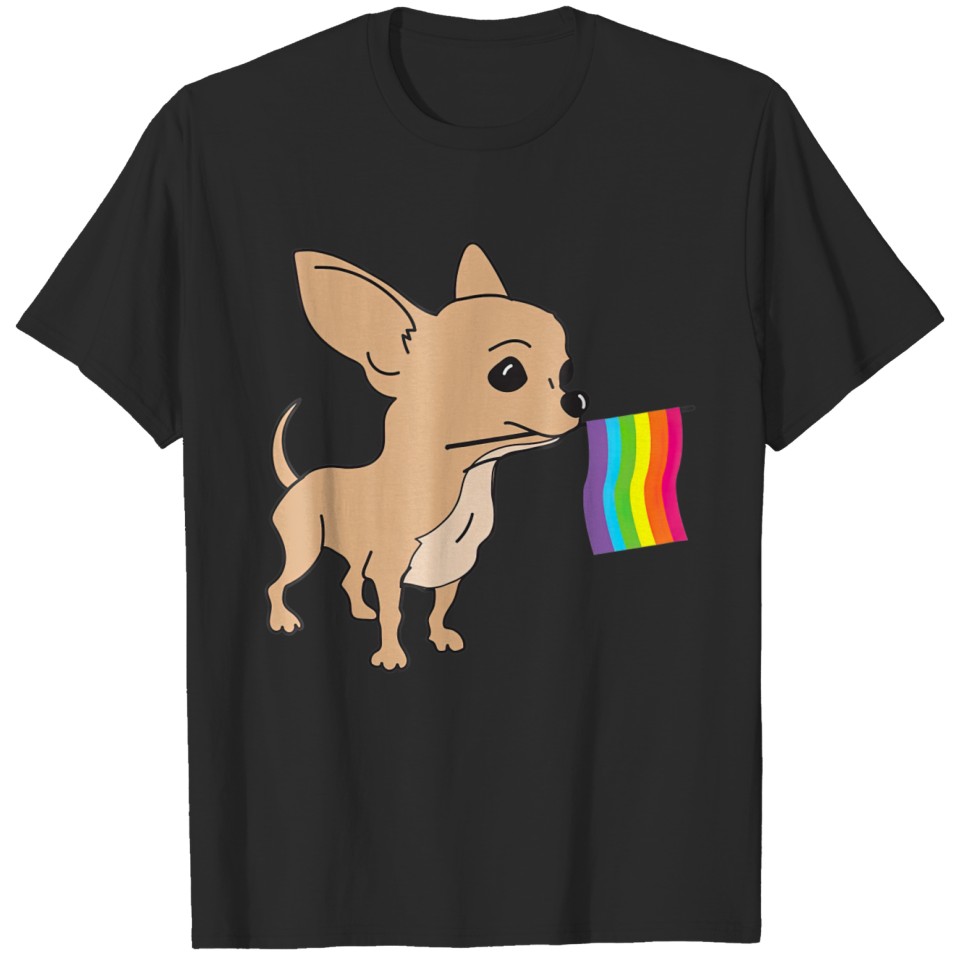 Lgbt Gay Pride Chihuahua Owner T-Shirt