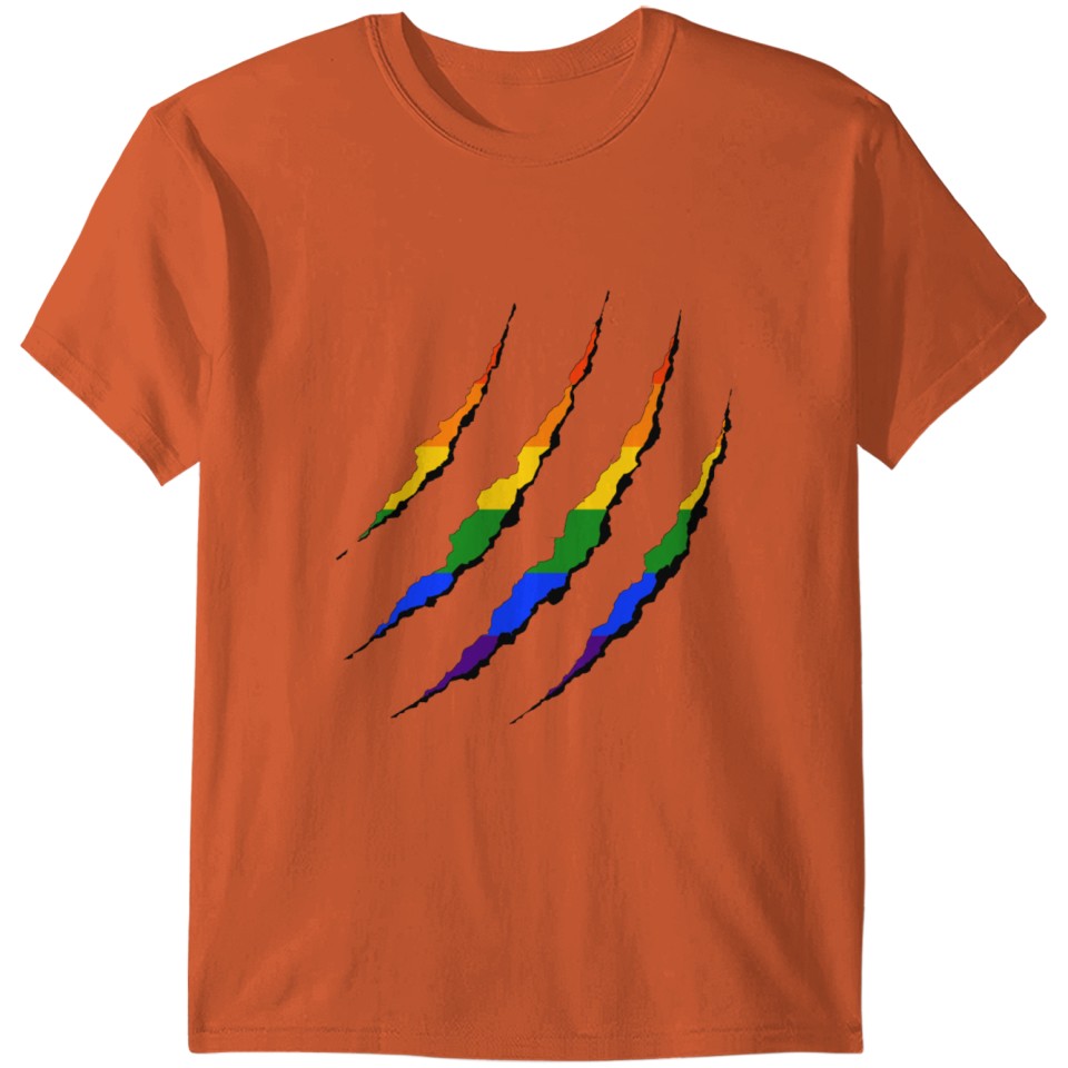 Lgbt Gay Pride Csd Rainbow Wound T-Shirt