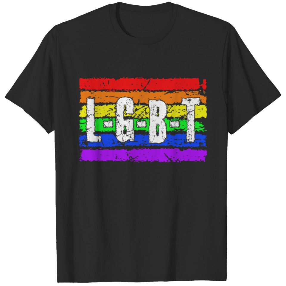Lgbt Gay Pride Flagge Vintage T-Shirt