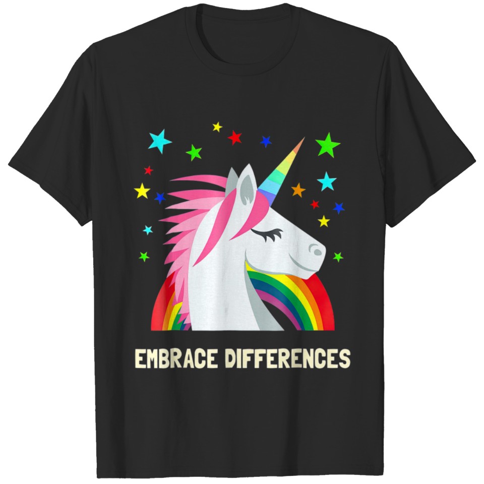 Lgbt Gay Pride Funny Unicorn Lgbtq Embrace T-Shirt