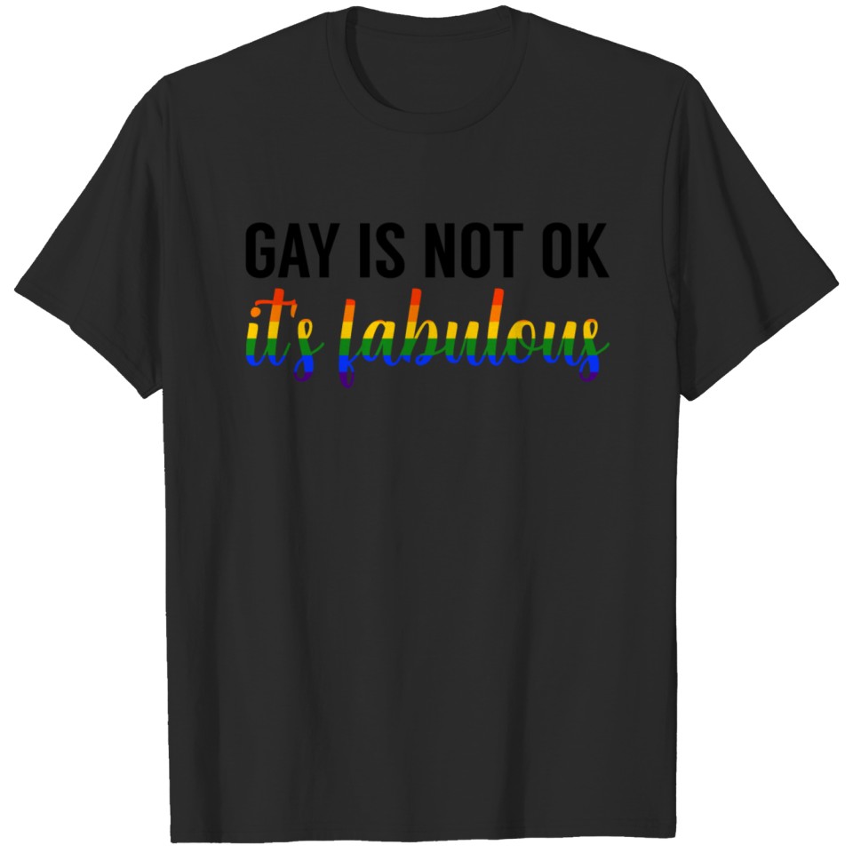 Lgbt Gay Pride Is Fabulous Csd Rainbow T-Shirt
