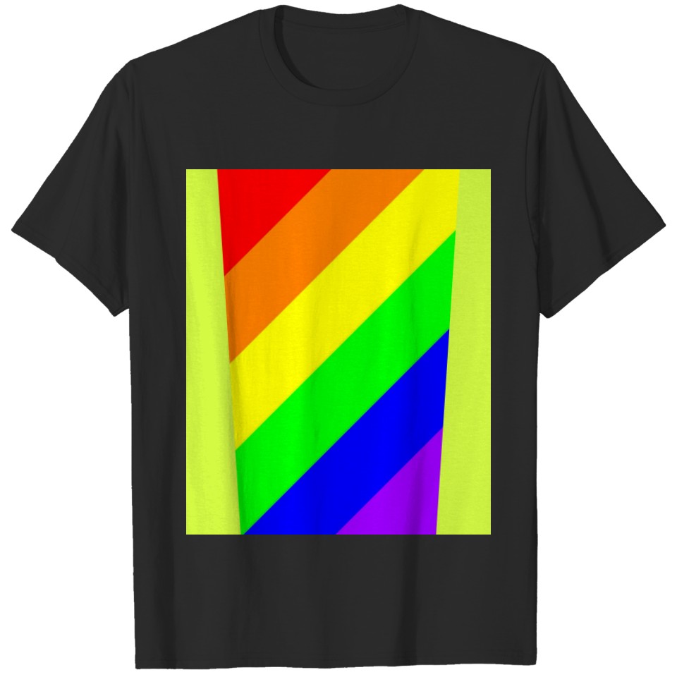 Lgbt Gay Pride Rainbow Colors Safety T-Shirt