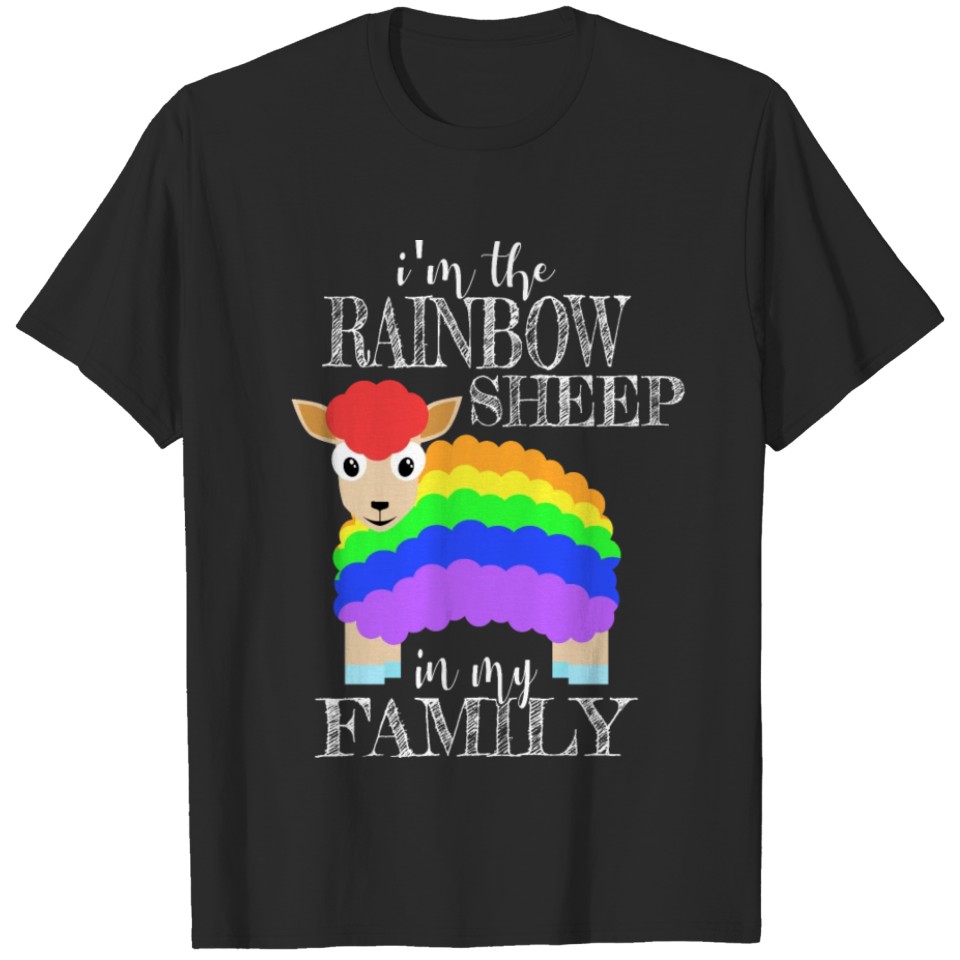 Lgbt Gay Pride Rainbow Sheep T-Shirt