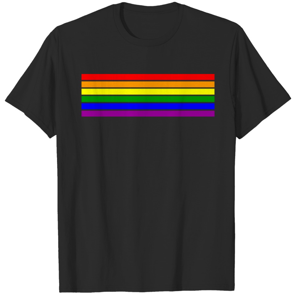 Lgbt Gay Pride Stripes Csd Rainbow T-Shirt
