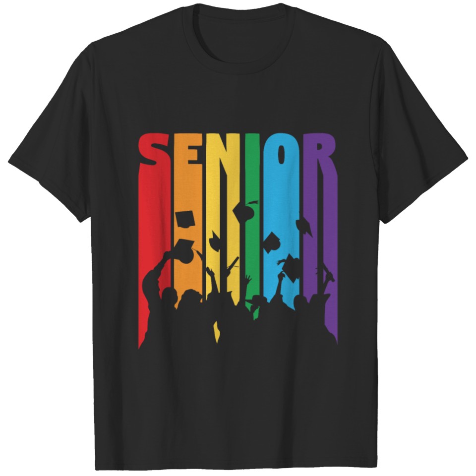 Lgbt Graduation T-Shirt Rainbow Lgbt Pride Senior T-Shirt