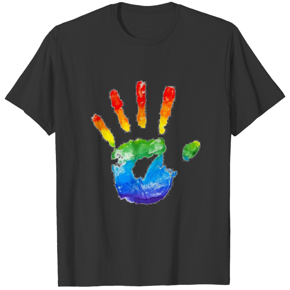Lgbt Handprint T Shirts