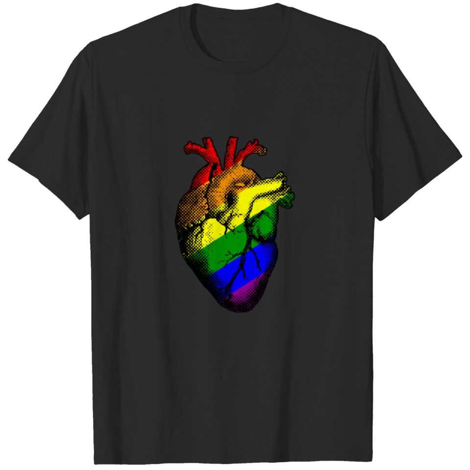 Lgbt Heart Love Is The Answer T-Shirt