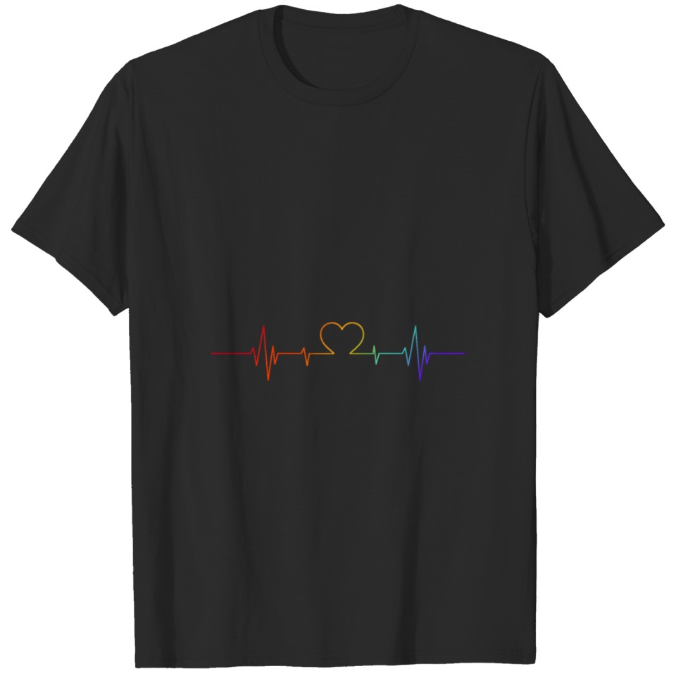 Lgbt Heartbeat T-Shirt