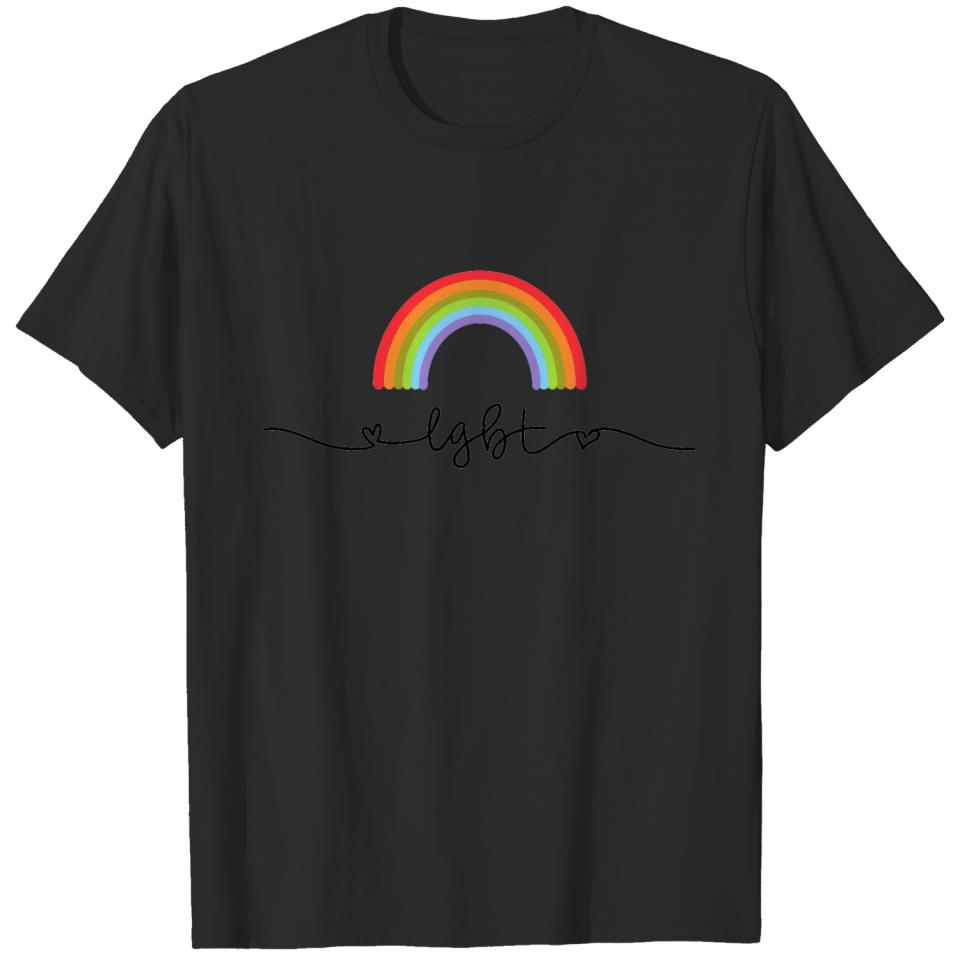Lgbt Hearts & Rainbows T-Shirt