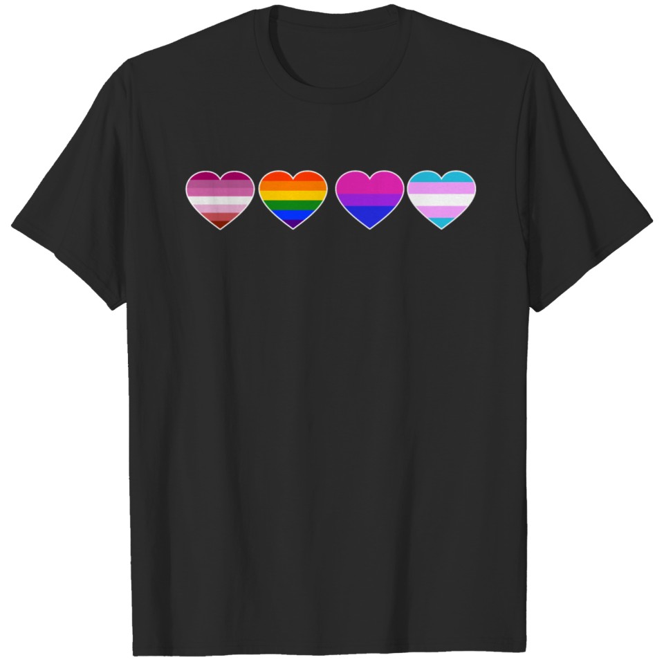 Lgbt Hearts Gay Pride Csd Coming Out T-Shirt